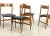 1960s Vintage Italian Dining Chairs, 1960s, Set of 4 For Sale - Image 5 of 6