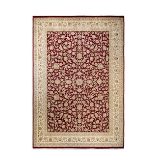 Mogul, One-of-a-Kind Hand-Knotted Area Rug - Red, 10' 2" x 14' 9" For Sale