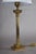 Tall Vintage Neoclassical Brass Table Lamp with Black Marble Base, 1950s For Sale - Image 9 of 12