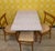 Vintage Folding Table and Chairs with Stool, 1960s, Set of 4 For Sale - Image 4 of 18