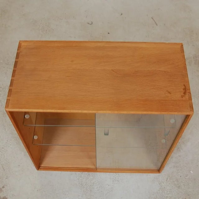 Cabinet in Oak and Glass by Mogens Koch for Rud. Rasmussen For Sale - Image 5 of 9