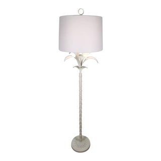 Hollywood Regency Palm Tree Motif Floor Lamp For Sale