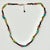 1980s 1980s Vintage Southwestern Navajo Boho Chic Turquoise & Glass Beaded Necklace, 18” For Sale - Image 5 of 9