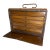 Beautiful Antique Chinese Mahjong Game Set in Stunning Dovetailed Wood, Leather & Brass Case For Sale