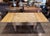 Farmhouse Antique Primitive Pine Farmhouse Extension Table With Concealed Leaves For Sale - Image 3 of 12