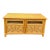 Vintage Bamboo Media Console or Sideboard For Sale