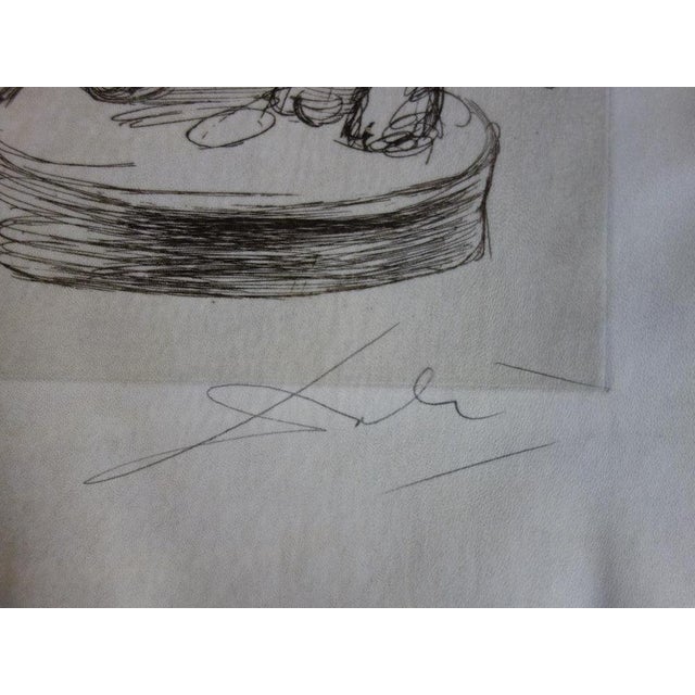 Salvador Dali, Les éléphants, Nude, Etching For Sale - Image 8 of 9