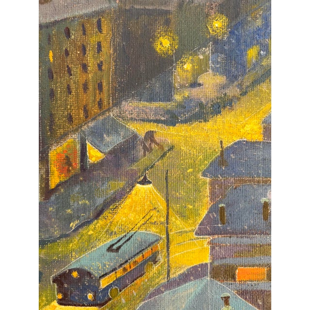 René Zigg, Flocons Nocturnes, 1997, Oil on Canvas, Framed For Sale - Image 7 of 14