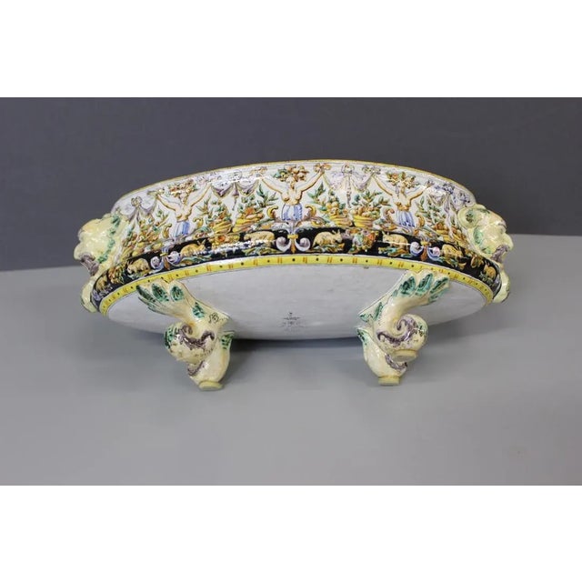 Blois Earthenware Planter by J. Tortat For Sale - Image 10 of 12