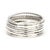 Stones: diamond round brilliant cut Ring Size: 9.5 Rise Off Of Finger: 3.9 mm Width: 10.6 mm Weight: 4.9 dwts/ 7.7 grams...