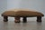 Traditional 1990s Lion Upholstered Print Small Squares Stool or Ottoman For Sale - Image 3 of 11