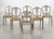 Brown Gustavian Style Dining Chairs, Early 20th Century, Set of 6 For Sale - Image 8 of 9