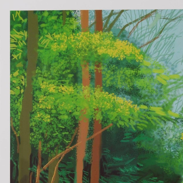Through the Forest Poster after David Hockney For Sale - Image 3 of 6