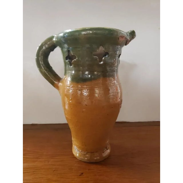 1940's Clay Puzzle Jug For Sale - Image 4 of 8