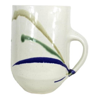Vintage Studio Pottery Pitcher Milk Bag Holder Jug Vase For Sale
