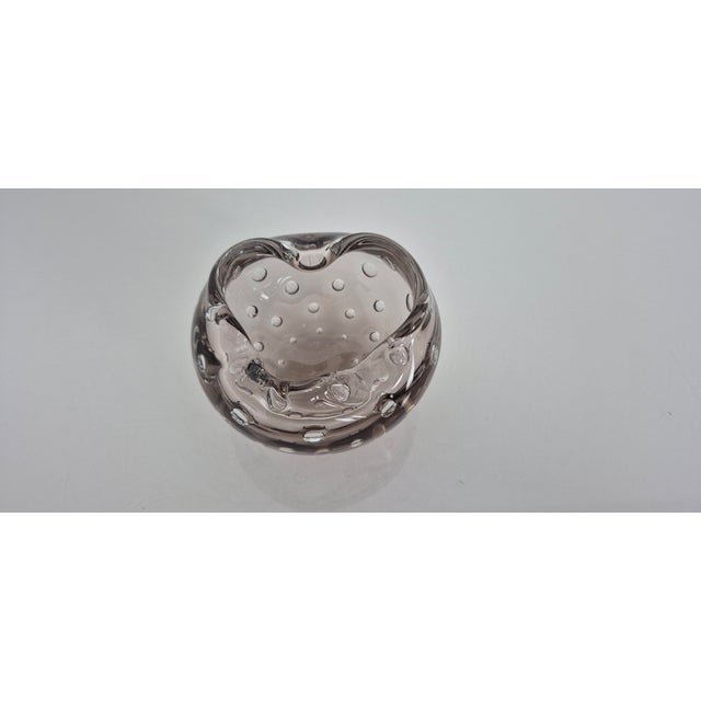 Glass Vintage Murano Glass Ashtray, Italy, 1960s For Sale - Image 7 of 13