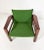 1960s Set of Mid-Century Modern Armchairs in Green Fabric and Wood, Italy, 1960s For Sale - Image 5 of 8