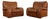 Vintage 1970's Italian Leather Lounge Chairs For Sale