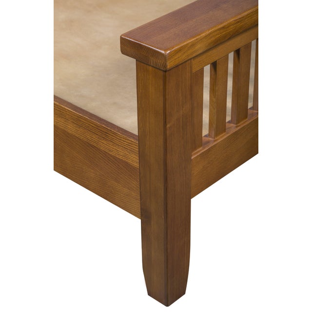 This Mission Oak Slat Bed in Michael's Cherry combines the timeless beauty of Arts Crafts design with modern...