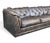 Vintage 1970s Leather Chesterfield Sofa Button Tufted Brown Leather Sofa For Sale - Image 14 of 16