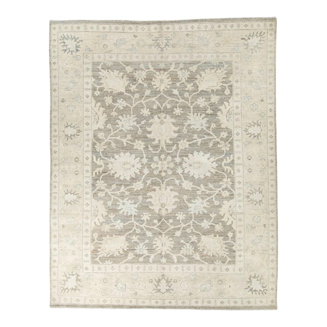 Oushak Rug 7'8" x 9'10" #21385 For Sale