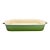 Vintage Le Creuset Kiwi Green Stoneware Rectangular Baking Dish Casserole Baker For Sale