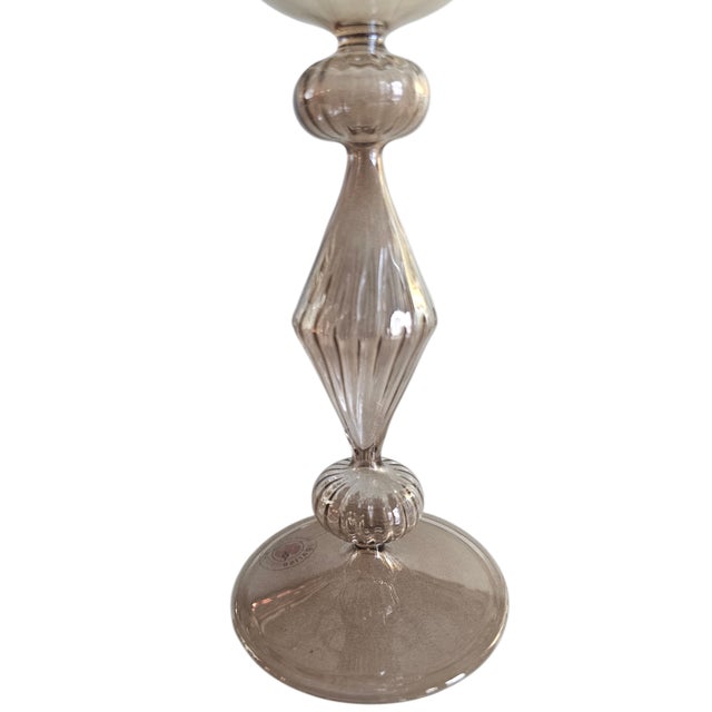 Murano 1980s Parise Vetro Venetian Murano Set of Wine Glasses - Set of 8 For Sale - Image 4 of 7