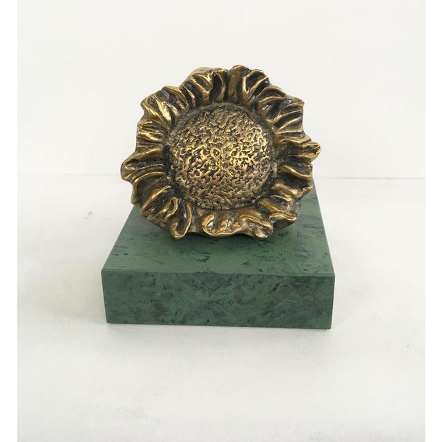 Patrizia Guerresi, Italian Flowe Sculpture, 1986, Bronze For Sale - Image 11 of 18