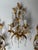 Hollywood Regency Venetian Hollywood Regency Gilt Crystal Wall Lights, Italy, 1970s, Set of 3 For Sale - Image 3 of 18
