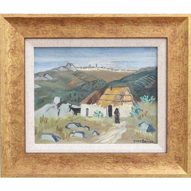 Yves Brayer, Sicilian Farmhouse, 1950s, Oil on Canvas For Sale - Image 16 of 16