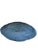 Blue 1990s Organic Modern Annieglass Custom Ocean Blue "Pasta Duo" Set For Sale - Image 8 of 11