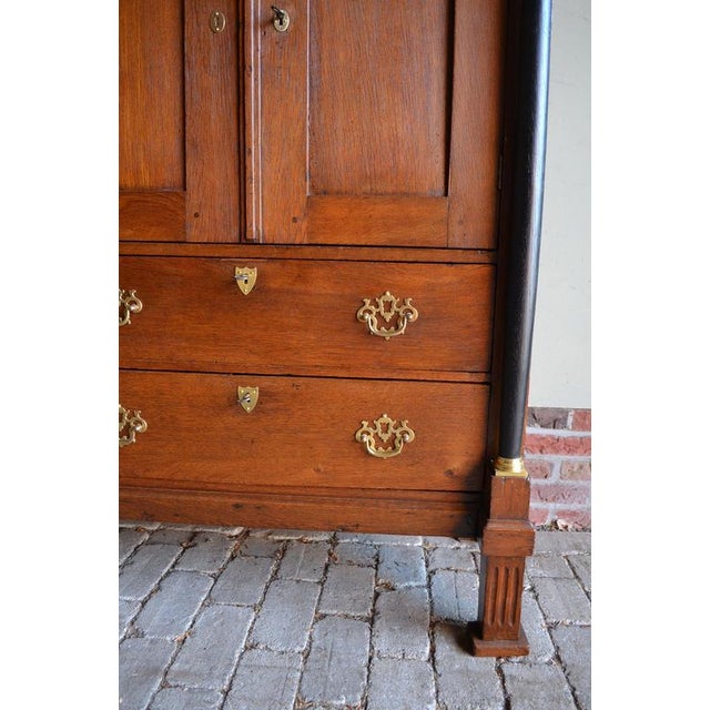 Antique Empire Oak Diaper Cabinet For Sale - Image 6 of 11