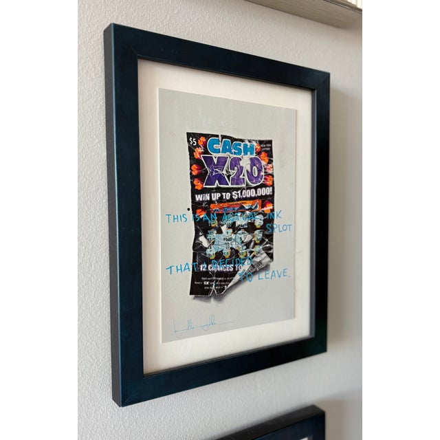 Pair Bella McGoldrick Original Prints With Hand Painting, in Custom Frames For Sale - Image 4 of 6