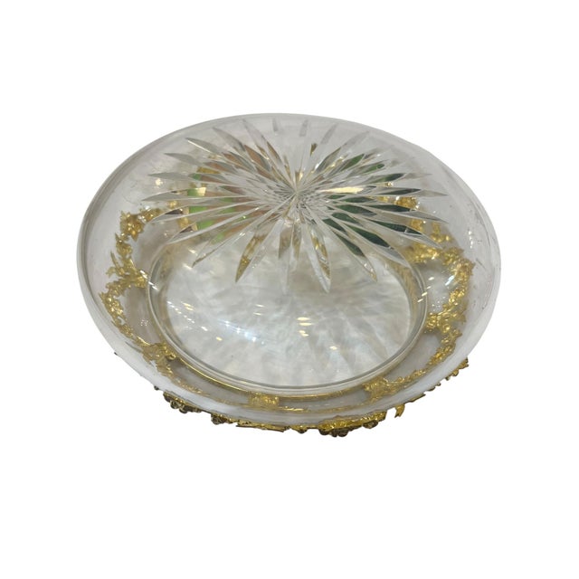 Late 19th Century French Crystal Jar With Ormolu Mounts For Sale - Image 5 of 5