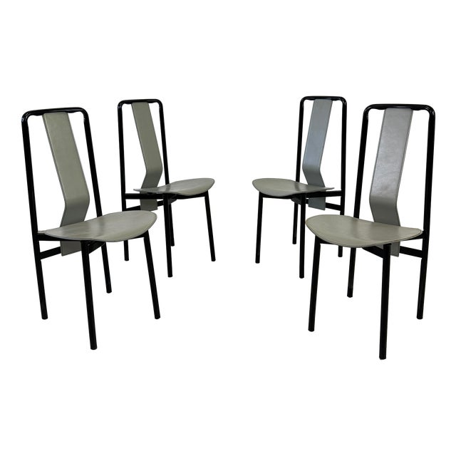 Irma Chairs by Achille Castiglioni for Zanotta, 1970s, Set of 4 For Sale