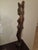 1950s Large 18.5" Mid-Century Two-Tone Macassar Ebony Balinese Offering Maiden Sculpture For Sale - Image 5 of 12