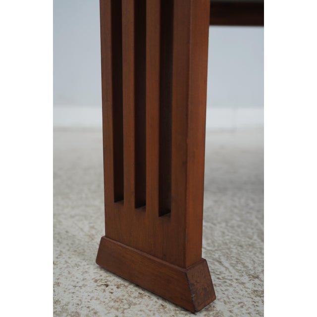 Stickley 21st Century Collection Arts & Crafts Cherry Coffee Table For Sale - Image 9 of 11