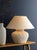Hudson Valley Lighting Allards 24 in. 1 Light Table Lamp in Aged Brass and Ceramic Watercolor Sand Finish For Sale - Image 10 of 11