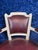 Louis XVI Convertible Armchairs in Lacquered Wood and Leather, 1850, Set of 2 For Sale - Image 6 of 10