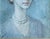 Vintage Original Portrait of Woman on Canvas For Sale - Image 4 of 12