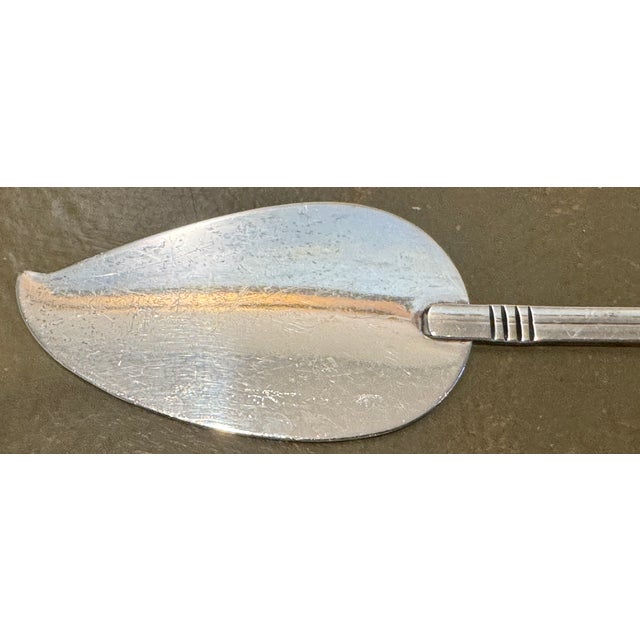 Georg Jensen 1940s Georg Jensen Sterling La Paglia Server For Sale - Image 4 of 4