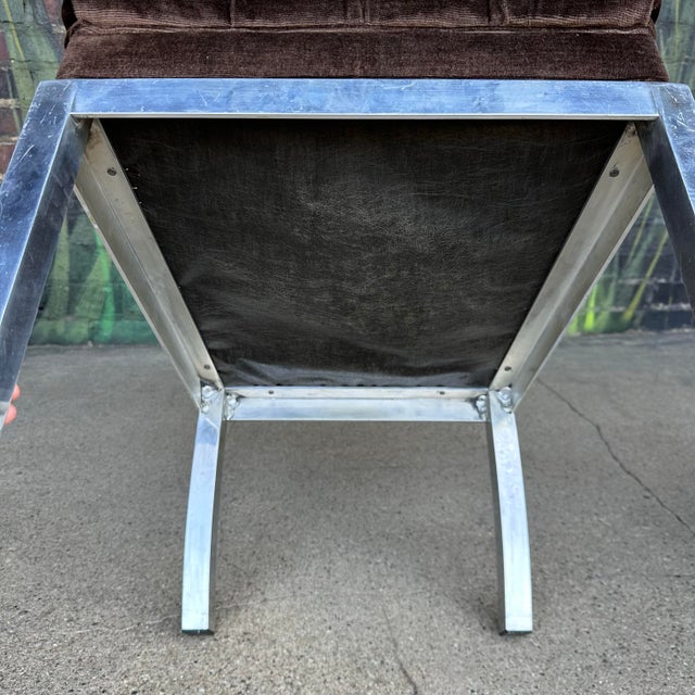 Set of Six Vintage Dia Style Dining Chairs Mid Century Modern Aluminum For Sale - Image 12 of 12