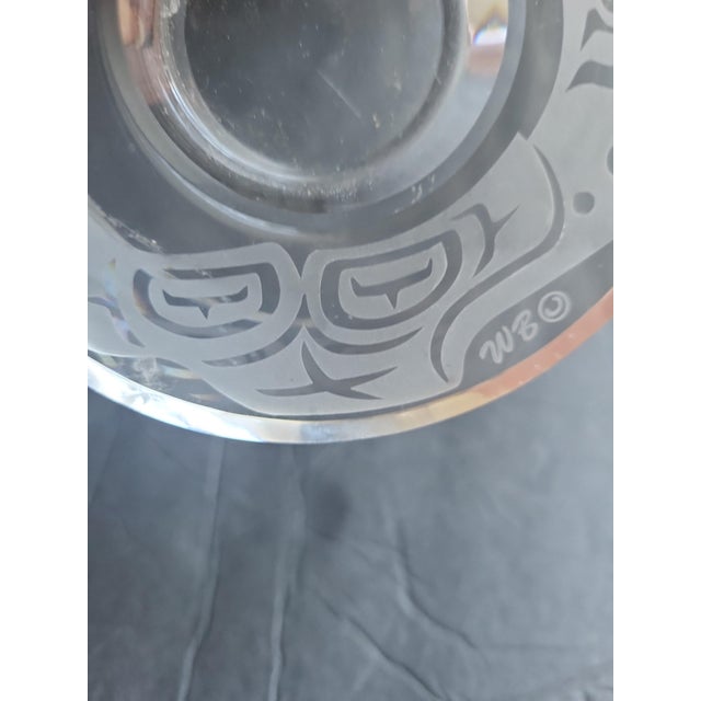 2000 - 2009 Indigenous Wade Baker Etched Crystal For Sale - Image 5 of 9