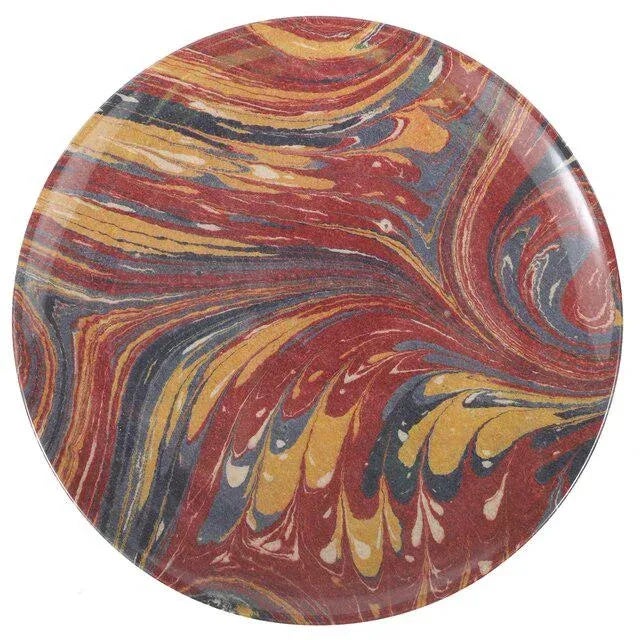 Not Yet Made - Made To Order Library Marble Side Plates - Set of 4 For Sale - Image 5 of 8