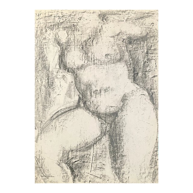 1977 Neil Meitzler Female Nude Drawing For Sale