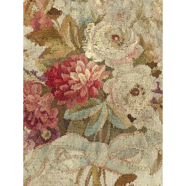 French Aubusson Tapestry Cover, 1890s For Sale - Image 12 of 18