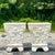 Late 20th Century Vintage Boho Cast Concrete Grape Vine Planter - a Pair For Sale - Image 5 of 7
