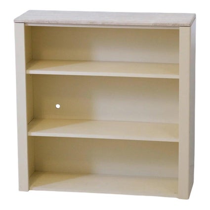 Travertine-Top Shelf from Lübke International, Germany For Sale