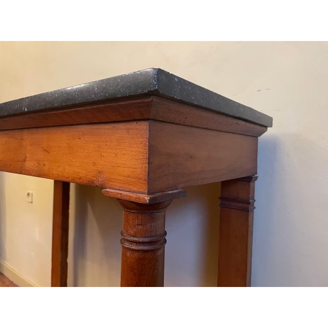 Black French Side Table in Cherry, 1820 For Sale - Image 8 of 18