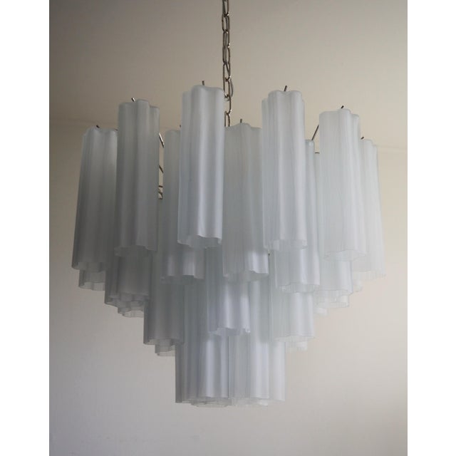 Vintage Murano Glass Tube Pendant Light, 1990s For Sale - Image 10 of 13
